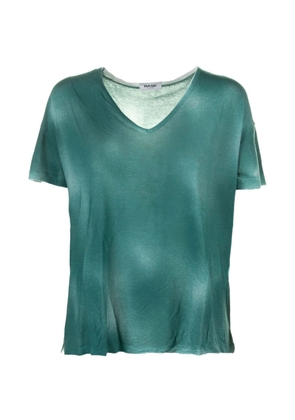 Base Milano V-neck T-shirt - Green