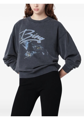 ANINE BING eagle-graphic sweatshirt - Grey