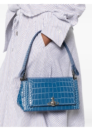 Vivienne Westwood medium Hazel leather shoulder bag - Blue