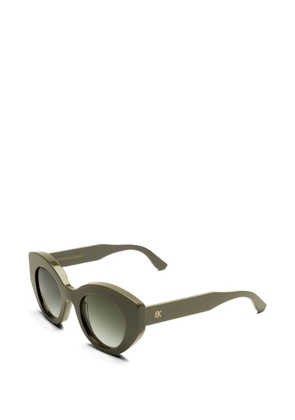 Emmanuelle Khanh Cloud round frame sunglasses - Green