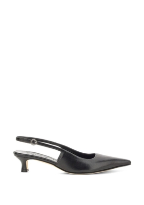 Aeyde slingback pointed-toe mules - Black