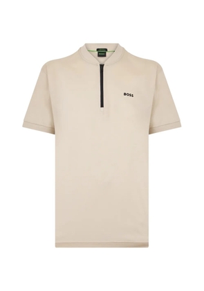 BOSS cotton polo shirt - Neutrals