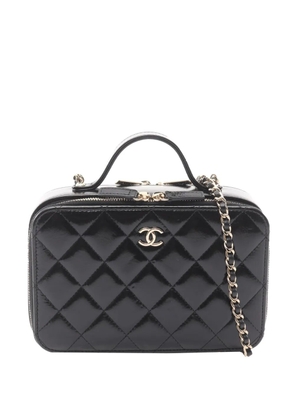 CHANEL Pre-Owned 2021-2026 CC Quilted Patent Case vanity bag - Black