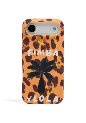 Bimba y Lola Iphone 17 Air animal-print phone case - Yellow