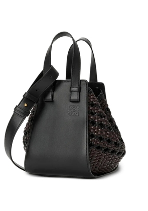LOEWE Hammock woven tote bag - Black