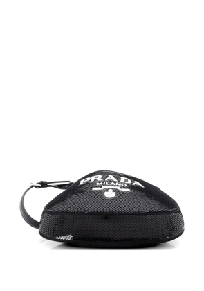 Prada Pre-Owned Cleo Sequins Small shoulder bag - Black