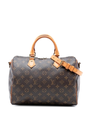 Louis Vuitton Pre-Owned 2017 Monogram Speedy Bandouliere 30 satchel - Brown