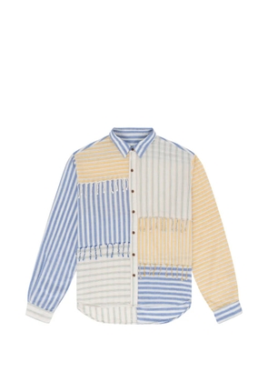 Denim Tears flannel stripe shirt - Blue