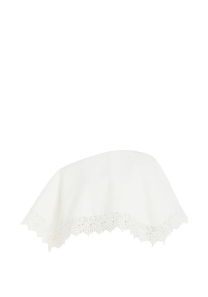 A.W.A.K.E. Mode lace-trim blouse - White