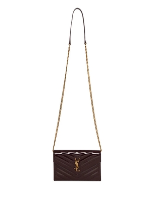 Saint Laurent Cassandre envelope chain wallet - Red