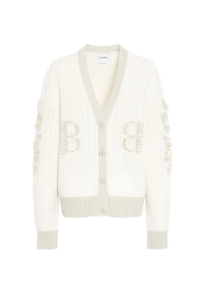 Barrie B-logo cashmere cardigan - Neutrals