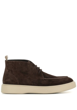 Officine Creative Frame 002 suede ankle boots - Brown
