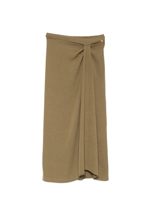 PHILIA LOFT knot midi skirt - Green