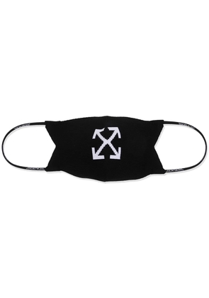 Off-White Arrow motif face mask - Black