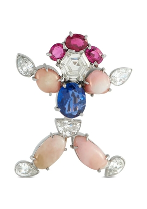 LB Exclusive multi-stones brooch - Silver