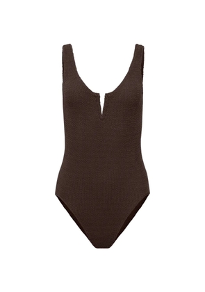 Sorbet Island Ava V-neck swimsuit - Brown