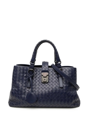 Bottega Veneta Pre-Owned 2010-2025 Small Nappa Intrecciato Roma satchel - Blue
