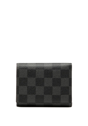 Louis Vuitton Pre-Owned 2010 Damier Graphite Trifold Wallet small wallets - Black