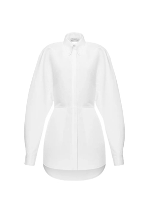 Situationist open-back shirt - White