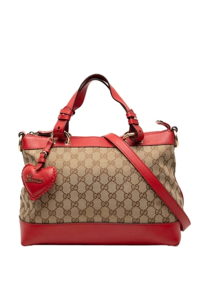 Gucci Pre-Owned 2000-2015 GG Canvas Valentine satchel - Neutrals