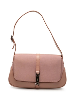 Gucci Pre-Owned 2000-2015 Canvas Jackie O Flap shoulder bag - Pink