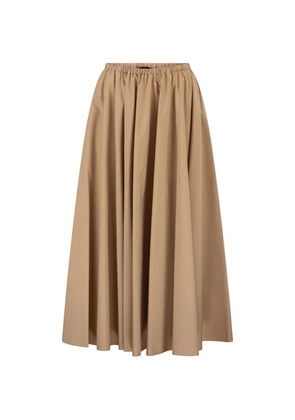 Fabiana Filippi elasticated midi skirt - Neutrals