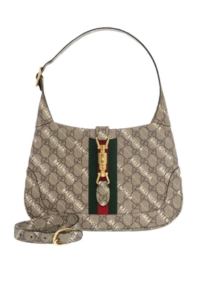 Gucci Pre-Owned 2016-2026 Balenciaga The Hacker Project Small GG Supreme Web Jackie 1961 crossbody bag - Neutrals