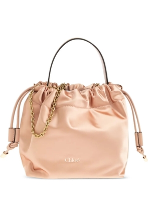Chloé gathered clutch bag - Pink