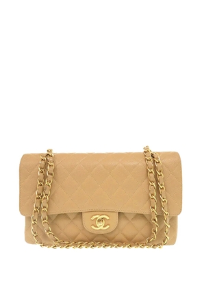 CHANEL Pre-Owned 2000-2002 Medium Classic Caviar Double Flap shoulder bag - Neutrals