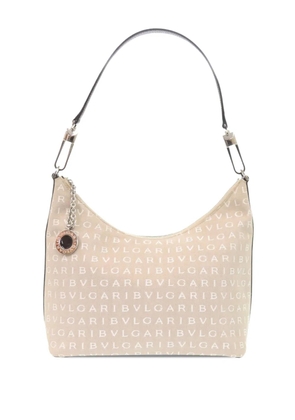 Bvlgari Pre-Owned 2000-2025 Logomania Canvas shoulder bag - Neutrals