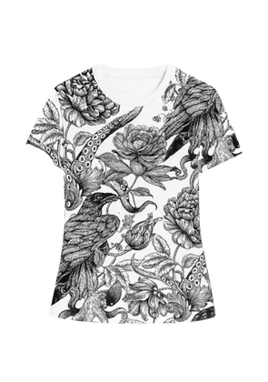 John Richmond floral-print T-shirt - White
