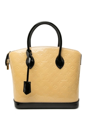 Louis Vuitton Pre-Owned 2015 Monogram Vernis Lockit PM handbag - Neutrals