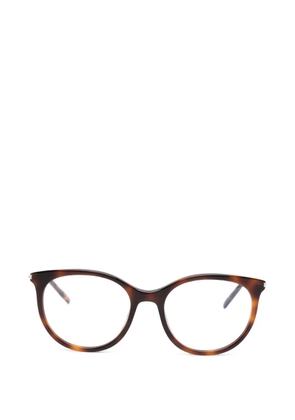 Saint Laurent Eyewear round-frame glasses - Brown