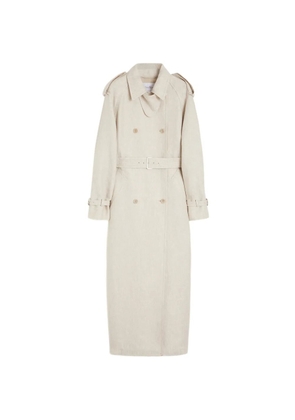 Max Mara double-breasted belted coat - Neutrals