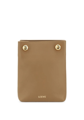 LOEWE Pebble Soft pouch - Brown