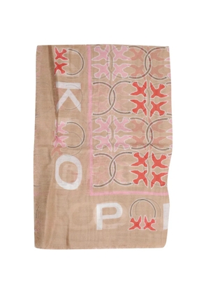 PINKO Mambo printed scarf - Neutrals