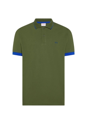 Sun68 trim polo shirt - Green