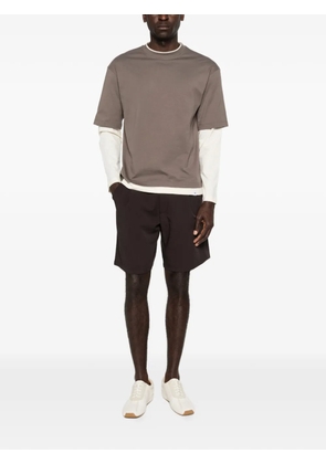 WOC Casablanca drawstring track shorts - Brown