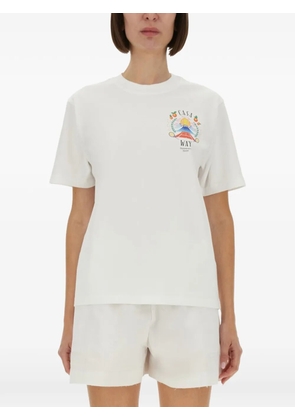 Casablanca logo-print T-shirt - White