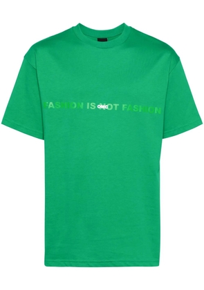 Omc logo-print T-shirt - Green