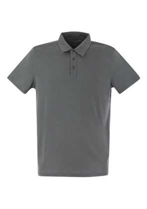 Majestic Filatures short-sleeve button polo shirt - Grey