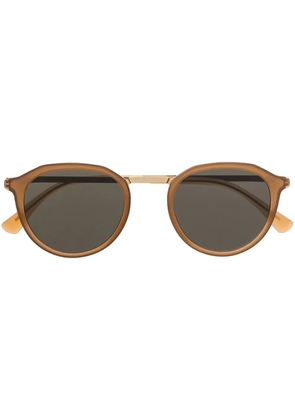 Mykita tinted-lens round-frame sunglasses - Yellow