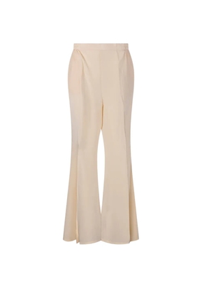 Mes Demoiselles flared trousers - Neutrals