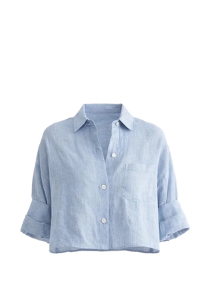 TWP pocket cuffed shirt - Blue