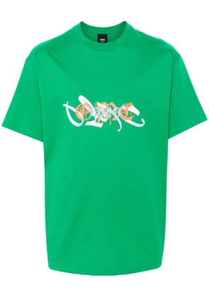 Omc logo-print T-shirt - Green