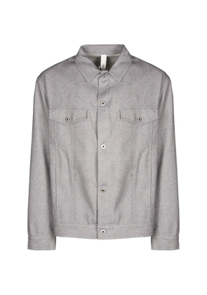 Hevo button chest-pocket jacket - Grey