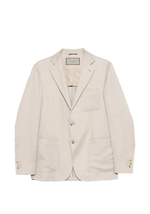 Canali single-breasted blazer - Neutrals