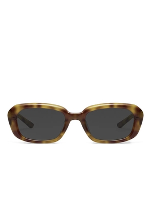 Maison Margiela x Gentle Monster four-stitch sunglasses - Brown