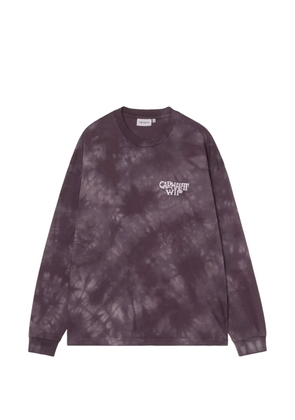 Carhartt WIP L/S Radiate tie-dye long-sleeve sweatshirt - Purple