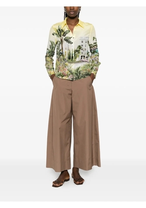 alice + olivia printed shirt - Yellow